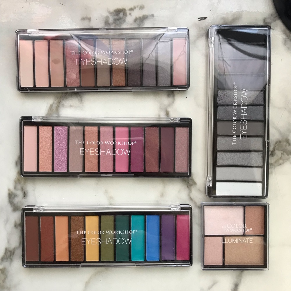 Eyeshadow pallets and illuminate Palette